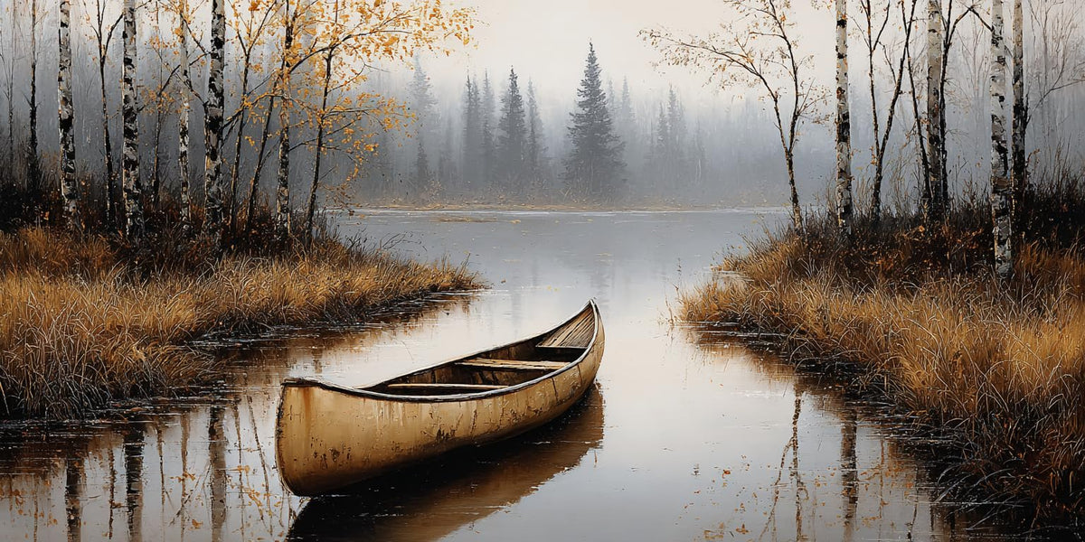 Lake Large Wall Art for Living Room Big Colorful Tree Canvas Painting Wall Decor Vintage Artwork Nature Landscape Picture Decoration Framed for Bedroom Bathroom Office Gifts for Women 60"x30" (Lake / 60"L x 30"W)