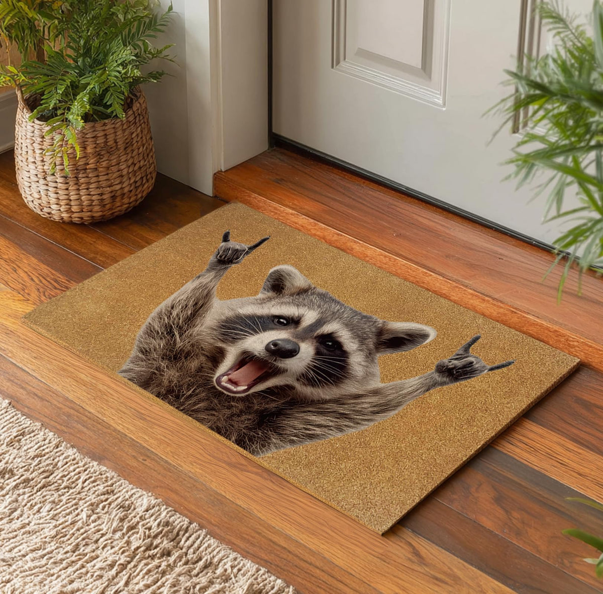 Raccoon Doormat (Raccoon)