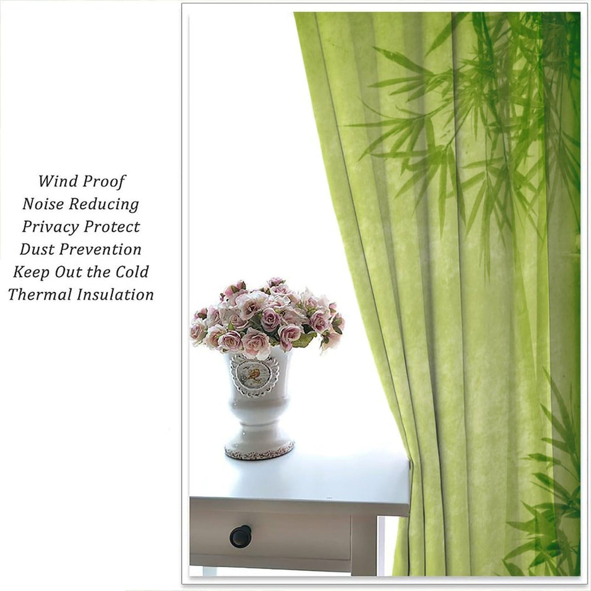 Zen Bamboo Blackout Curtains (26"W x 84"L (Pack of 2) / Zen-10)