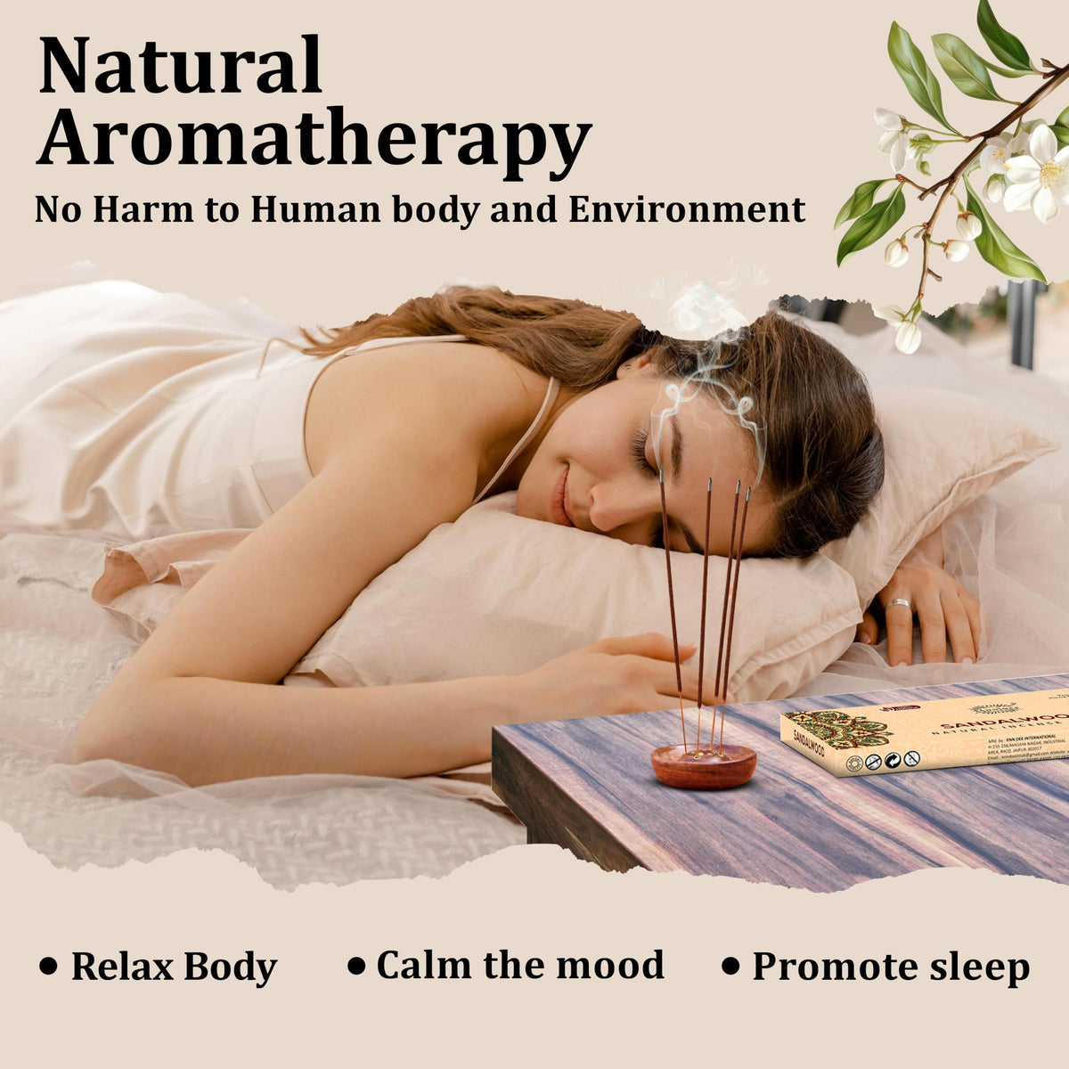 Pure Sandalwood Incense Sticks (Sandalwood)