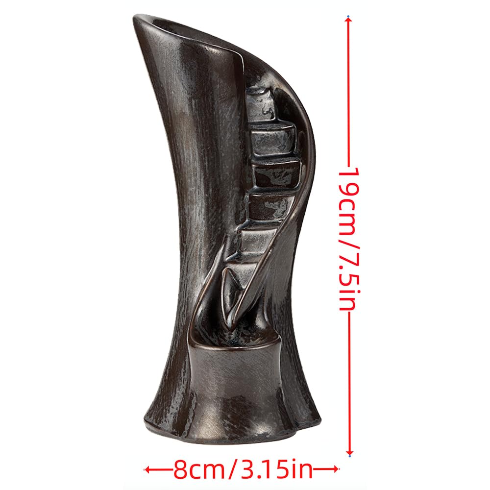 Unique Cloud Stairs Ceramic Waterfall Incense Holder (Metallic)