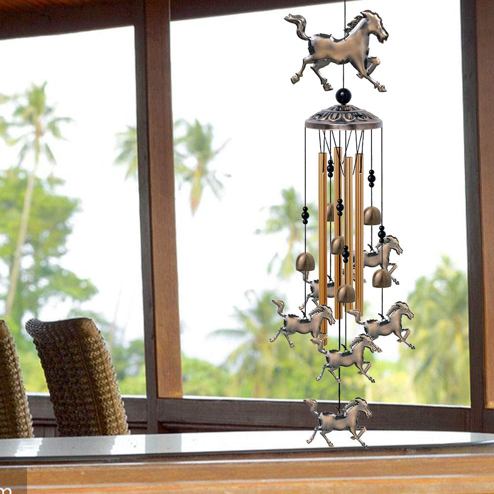 Horse Wind Chimes Decor