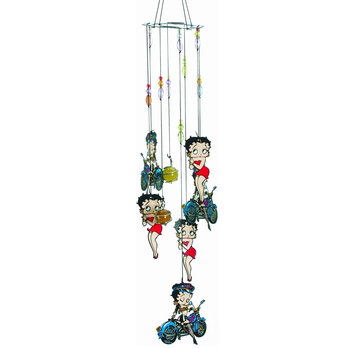 Metal Betty Boop Biker Wind Chime (Betty Boop Biker)