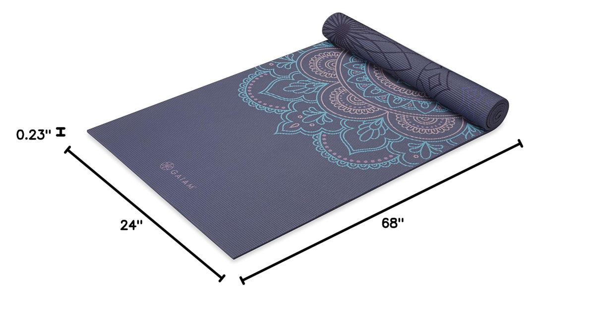 Reversible Yoga Mat (Purple Illusion)