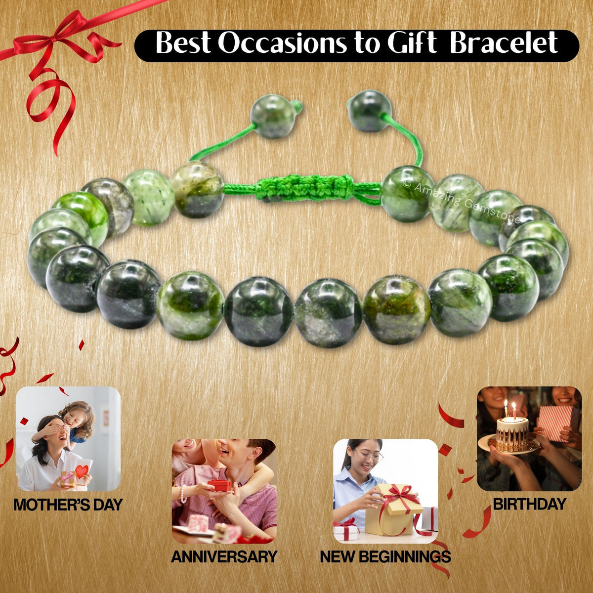 Chrome Diopside Bracelet (Chrome Diopside)