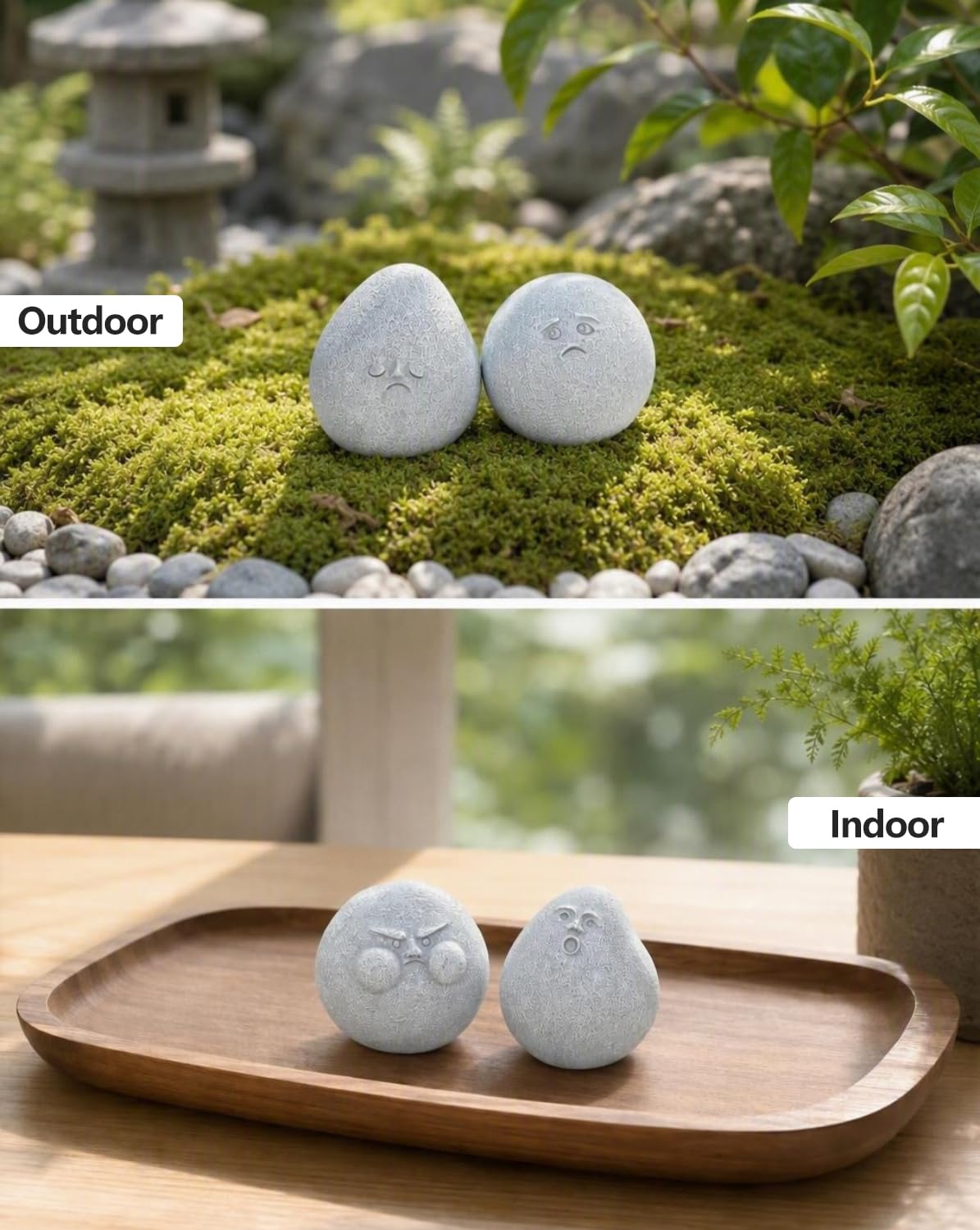 Fairy Garden Statues (8 PACK STONES)