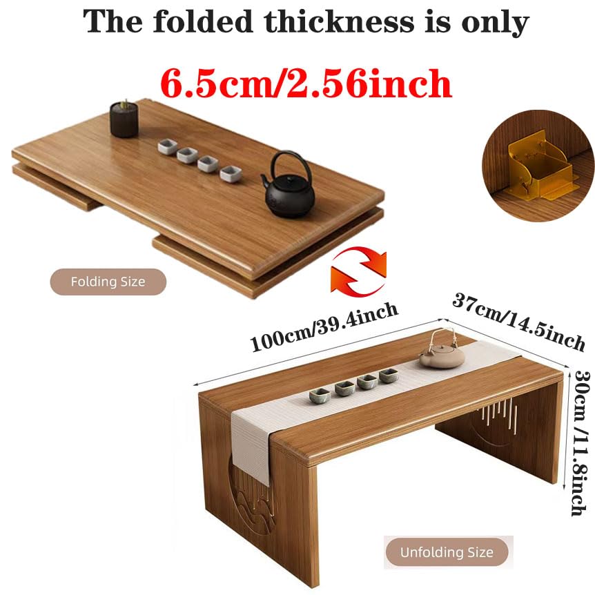 Japanese Folding Coffee Table Japanese Floor Table (A-39.4*14.5)
