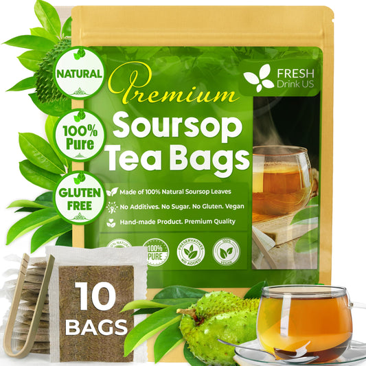 Premium Soursop Leaf Tea (10 Tea Bags)