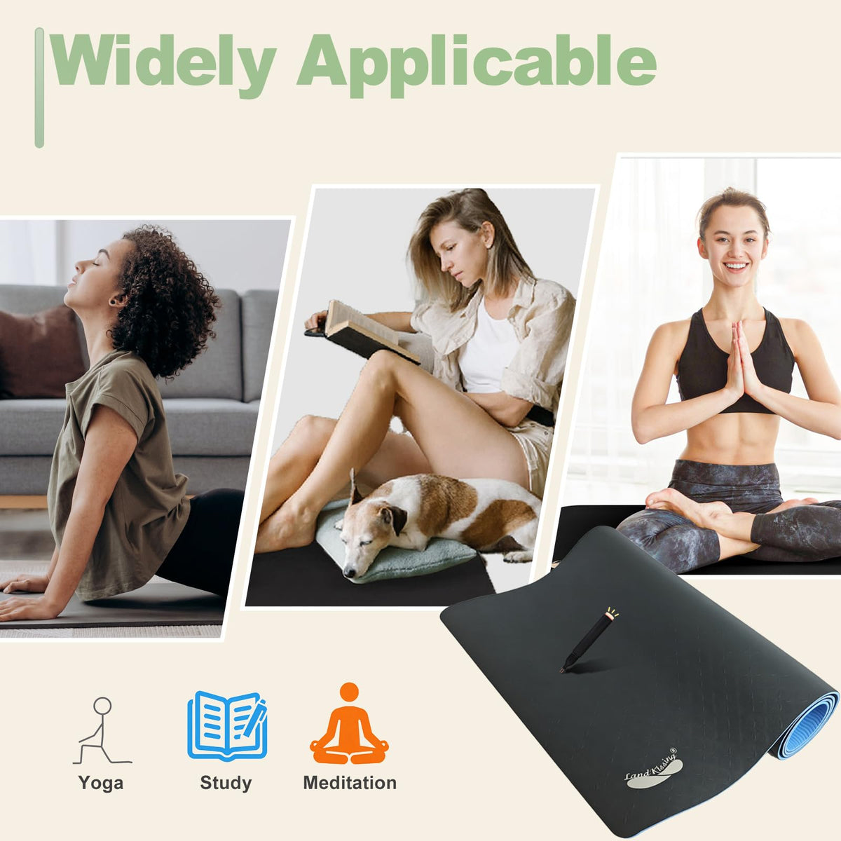 Grounding Yoga Mat for Fitness & Yoga