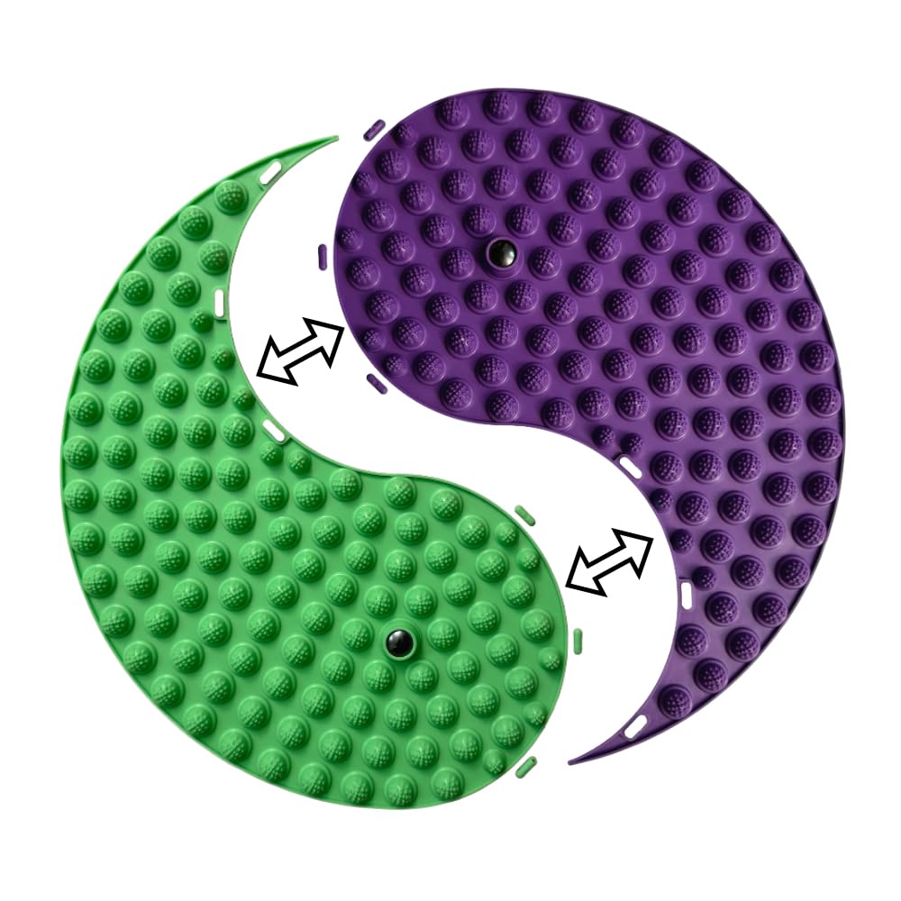 Foot Massager Mat (Purple and Green)