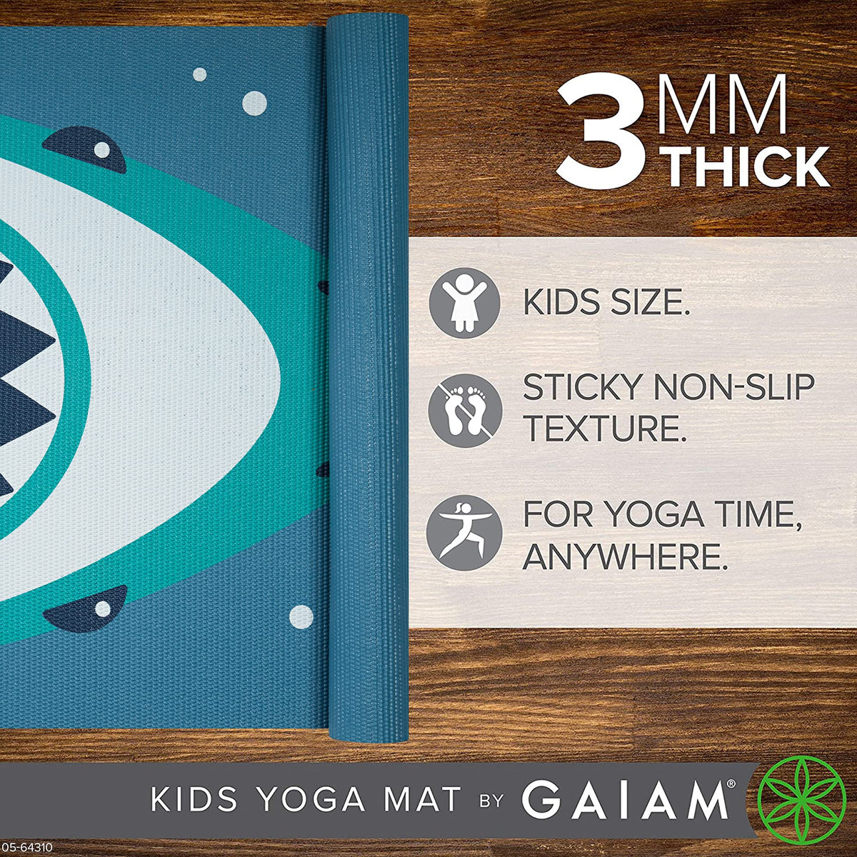 Kids Yoga Mat (Chomper)