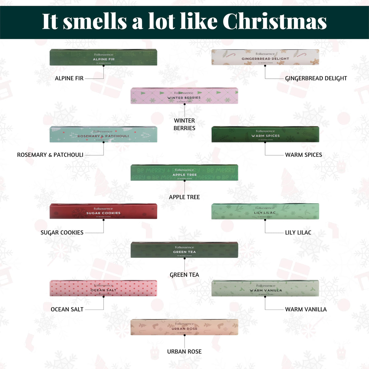 Premium Incense Advent Calender 2026 (Pack of 240)