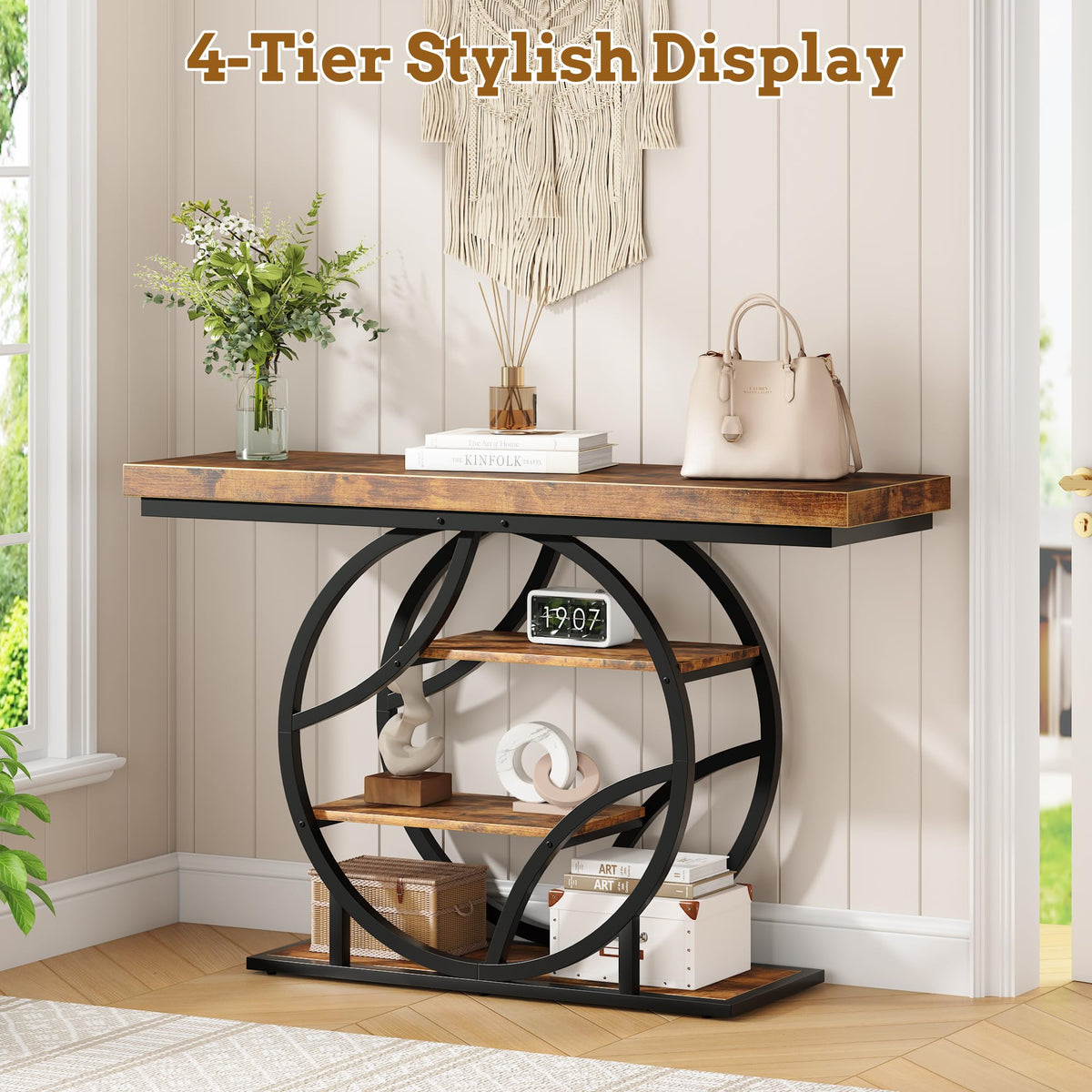 Entryway Table for Foyer (Brown 2 / 47.2"W)