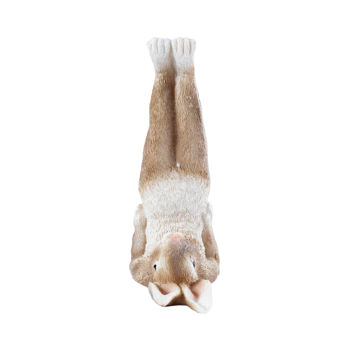 Yoga Bunny Figurines Resin Rabbit Statue Meditation Decor Zen Garden Decor Outdoor Easter Bunnies Decor Small Garden Statues for Outside Home and Outdoor Bunny Decor Yard (Handstand)