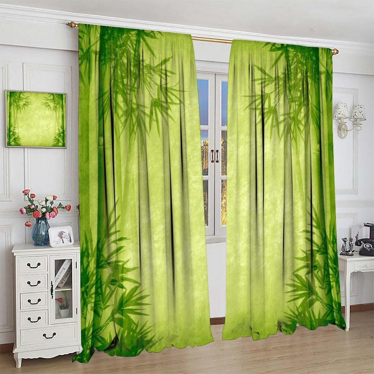 Zen Bamboo Blackout Curtains (42"W x 84"L (Pack of 2) / Zen-10)