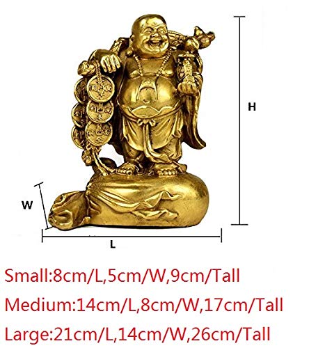 Fengshui Buddha Statues for Lucky & Happiness (Large)