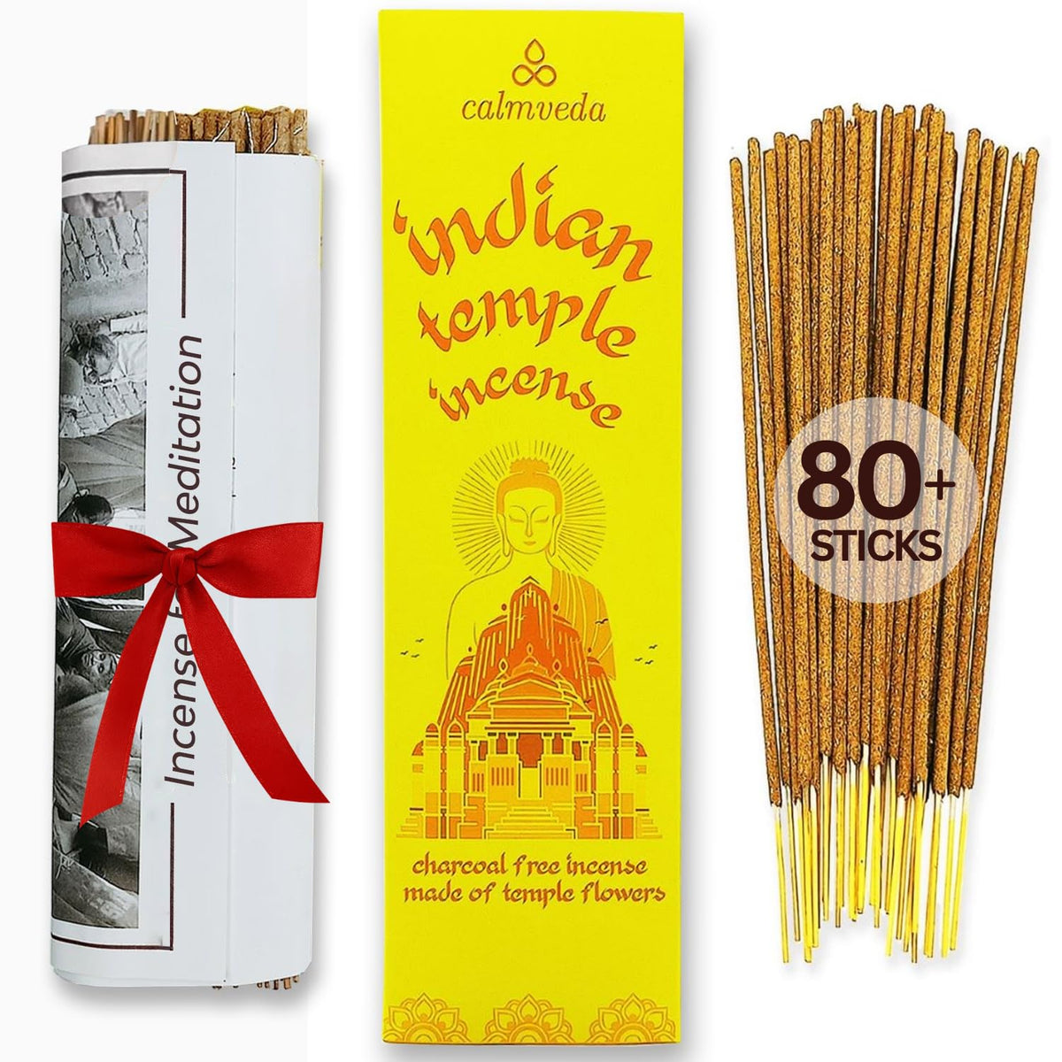 Spiritual Indian Temple Incense Sticks for Calm