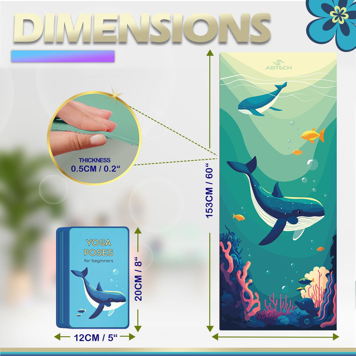 Sealife Kids Yoga Mat Set (Under the Sea)