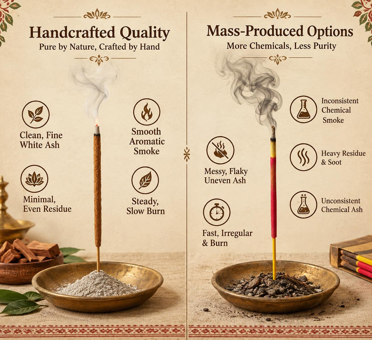 Sandalwood 100% (500 Sticks (750GM))