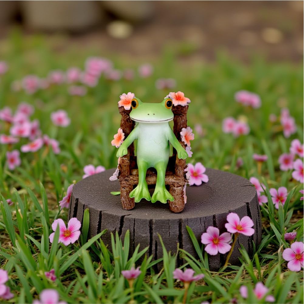 Zen Frog Figurine