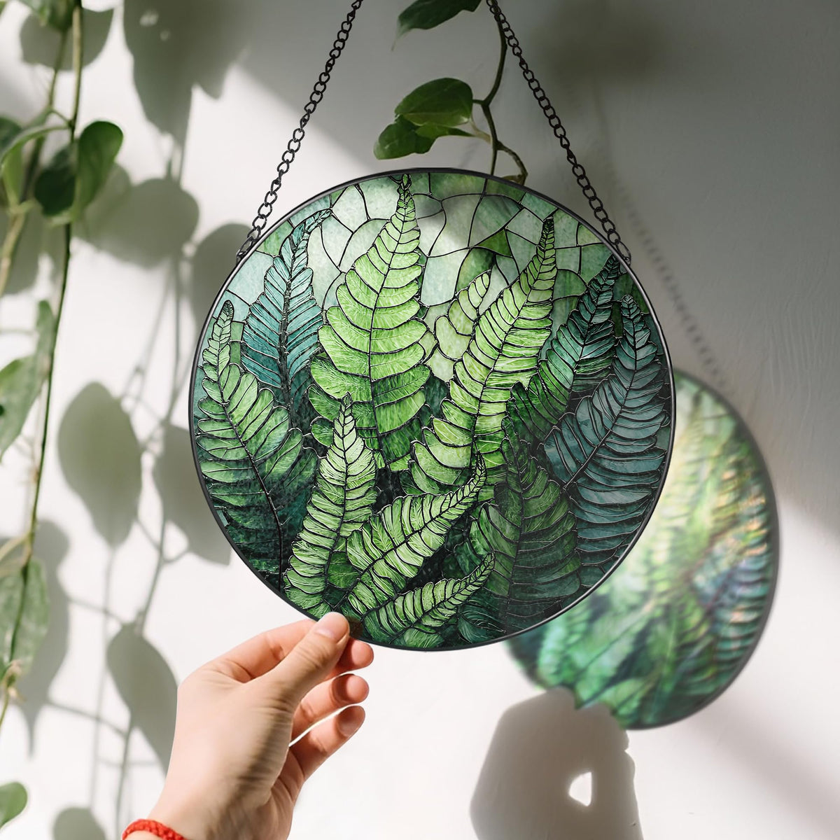 8'' Fern Plant Sun Catcher Ornament (Fern Plant)