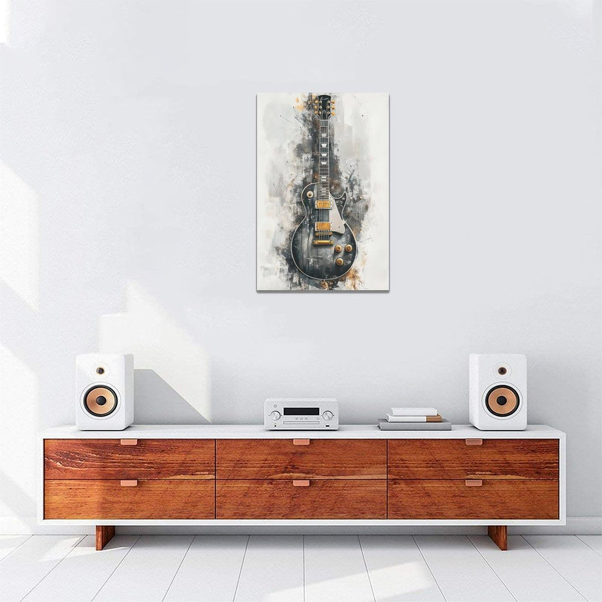 Music Wall Art (24"L x 16"W / Guitar)