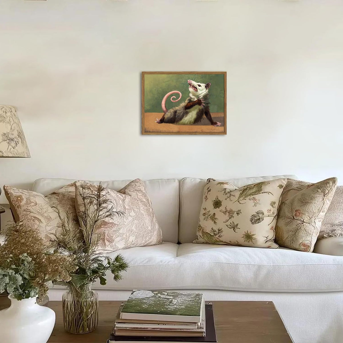 Funny Opossum Wall Art (Animal-J / 16"L x 12"W)