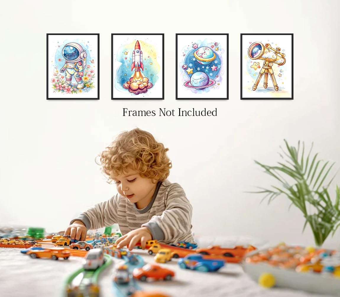 Space Nursery Wall Art for Girls (Space Nursery Wall Art for Girls)