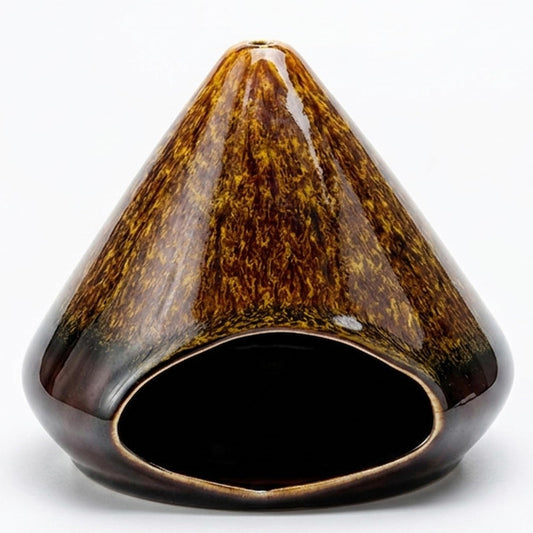 Handcrafted Ceramic Palo Santo Holder (Brown)