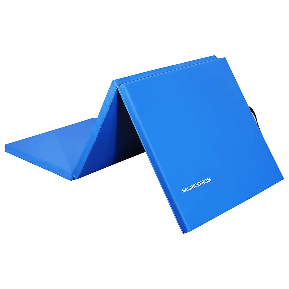 6x2 Feet 3 Panel Folding Gymnastics Mat  1.5 (Blue)