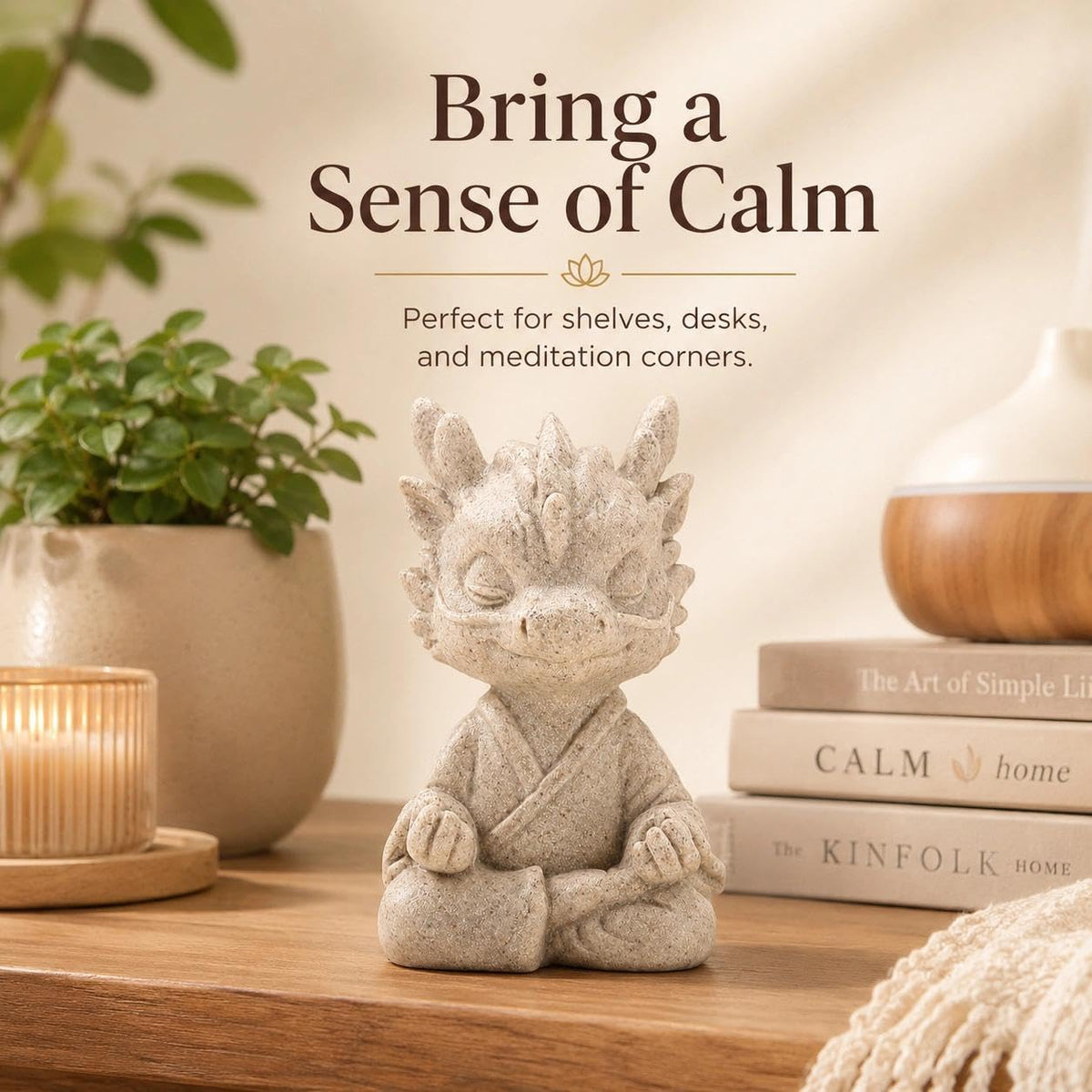 Meditating Dragon Statue (Dragon 2)