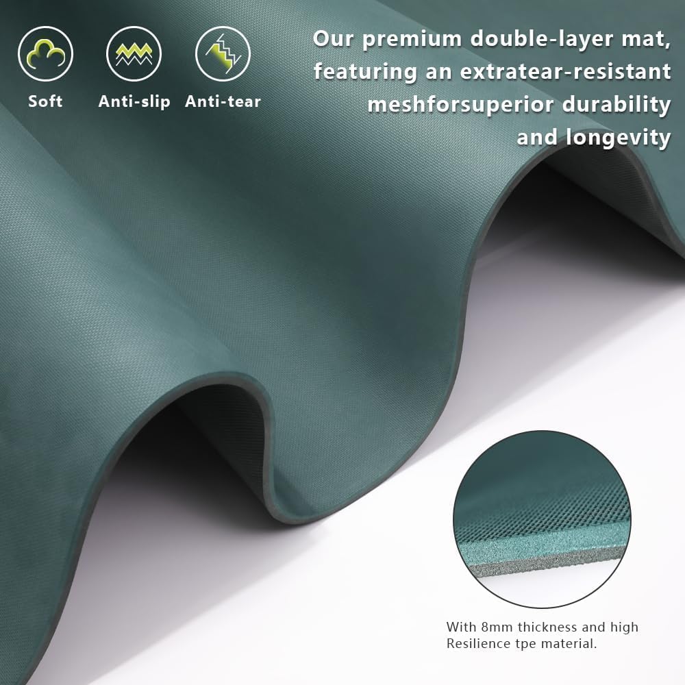 Yoga Mat 80cm Wide 1 (Dark Green)