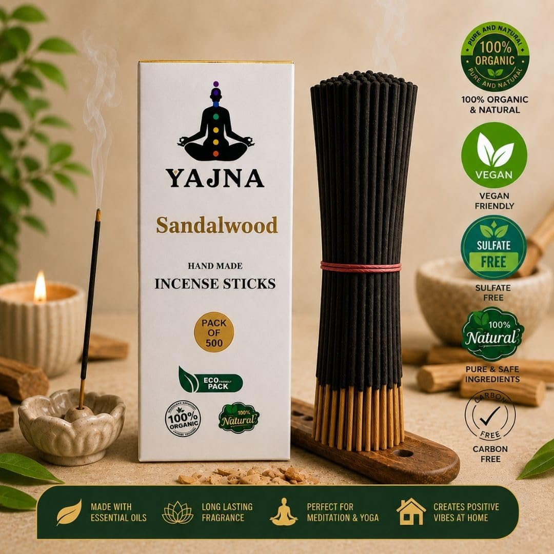 Sandalwood 100% (500 Sticks (750GM))