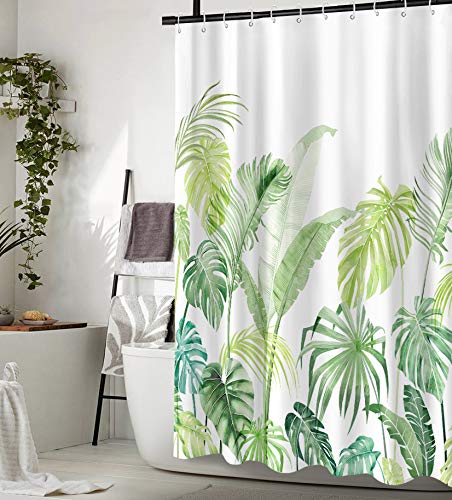 Tropical Shower Curtain (Palm / 72"W x 72"L (Pack of 1))
