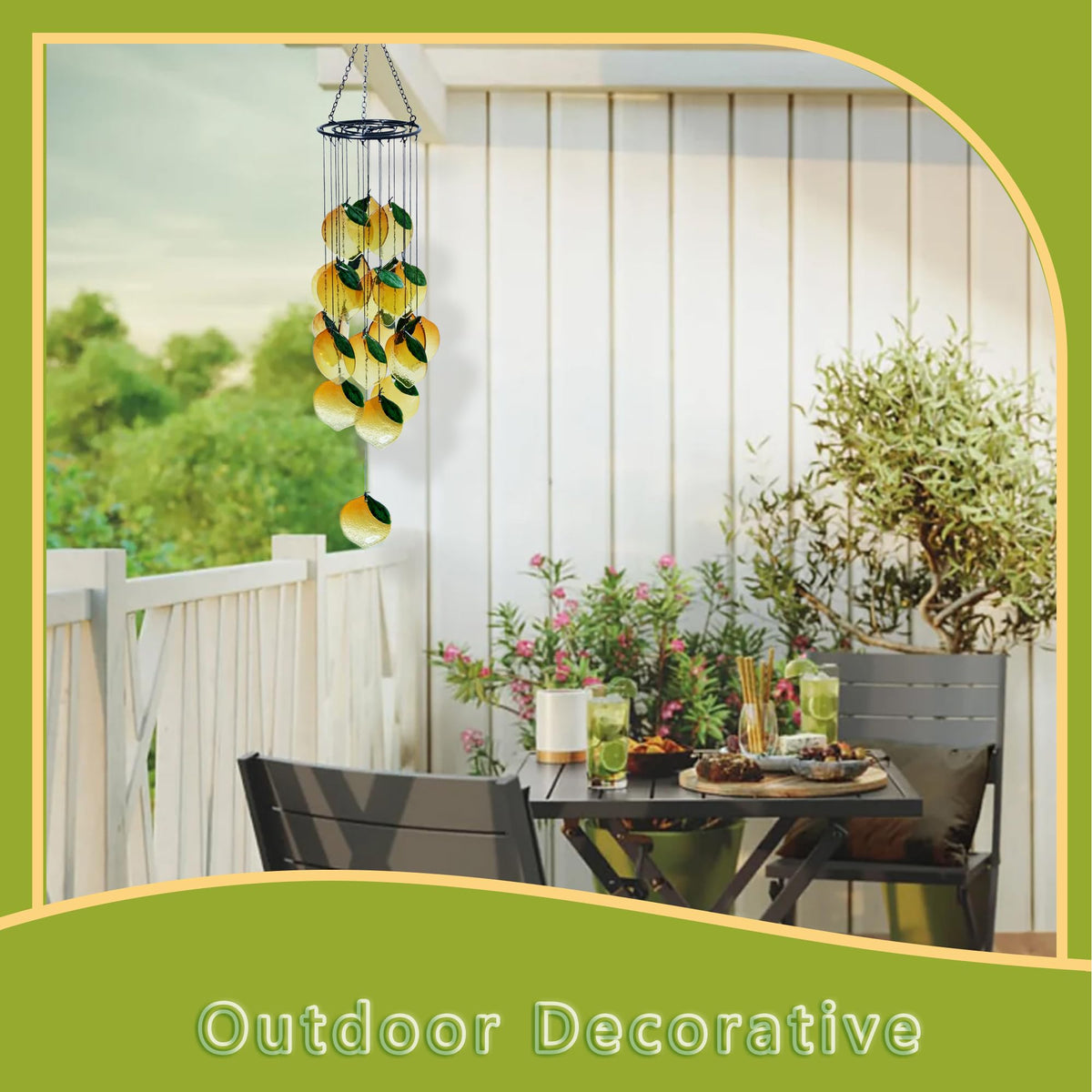Small Sea Glass Wind Chimes for Outside