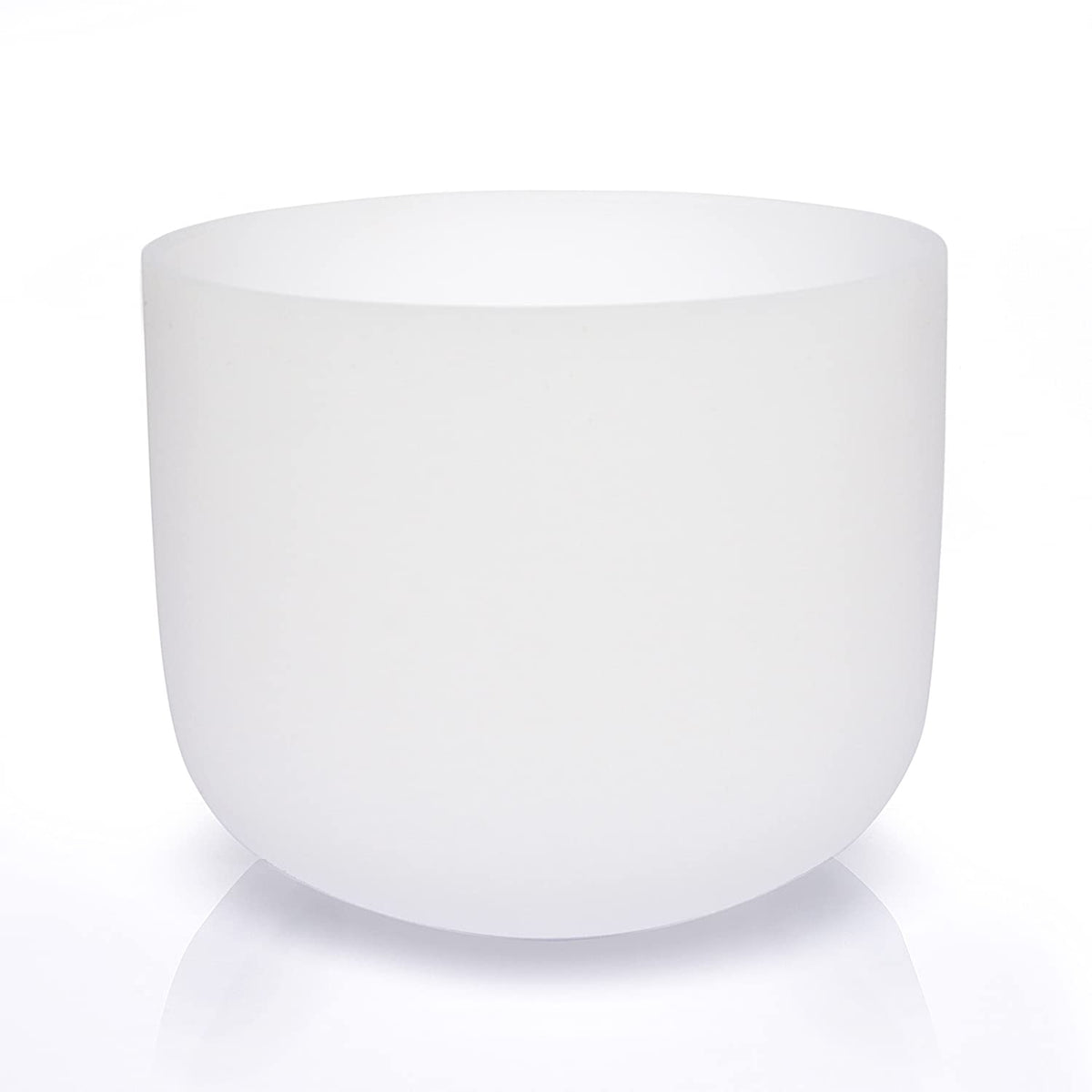 G Note Throat Chakra Quartz Frosted Crystal Singing Bowl 8 inch (8 inch / G note)
