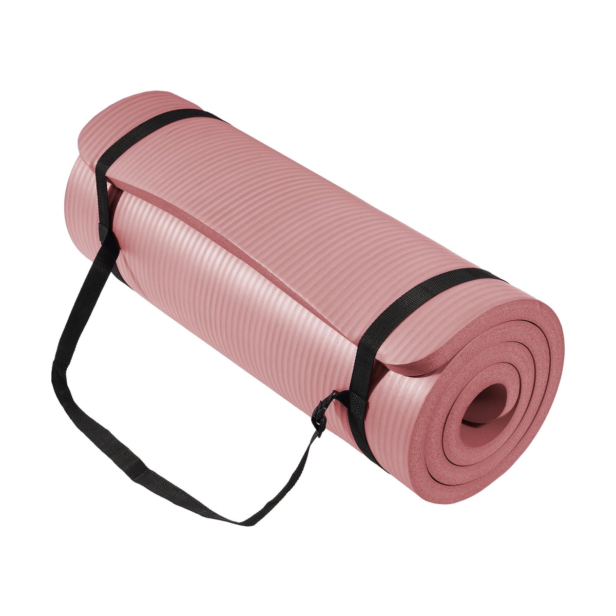 1 inch Thick 71x24 Inches Extra Thick Exercise Yoga Mat (Pinkish)