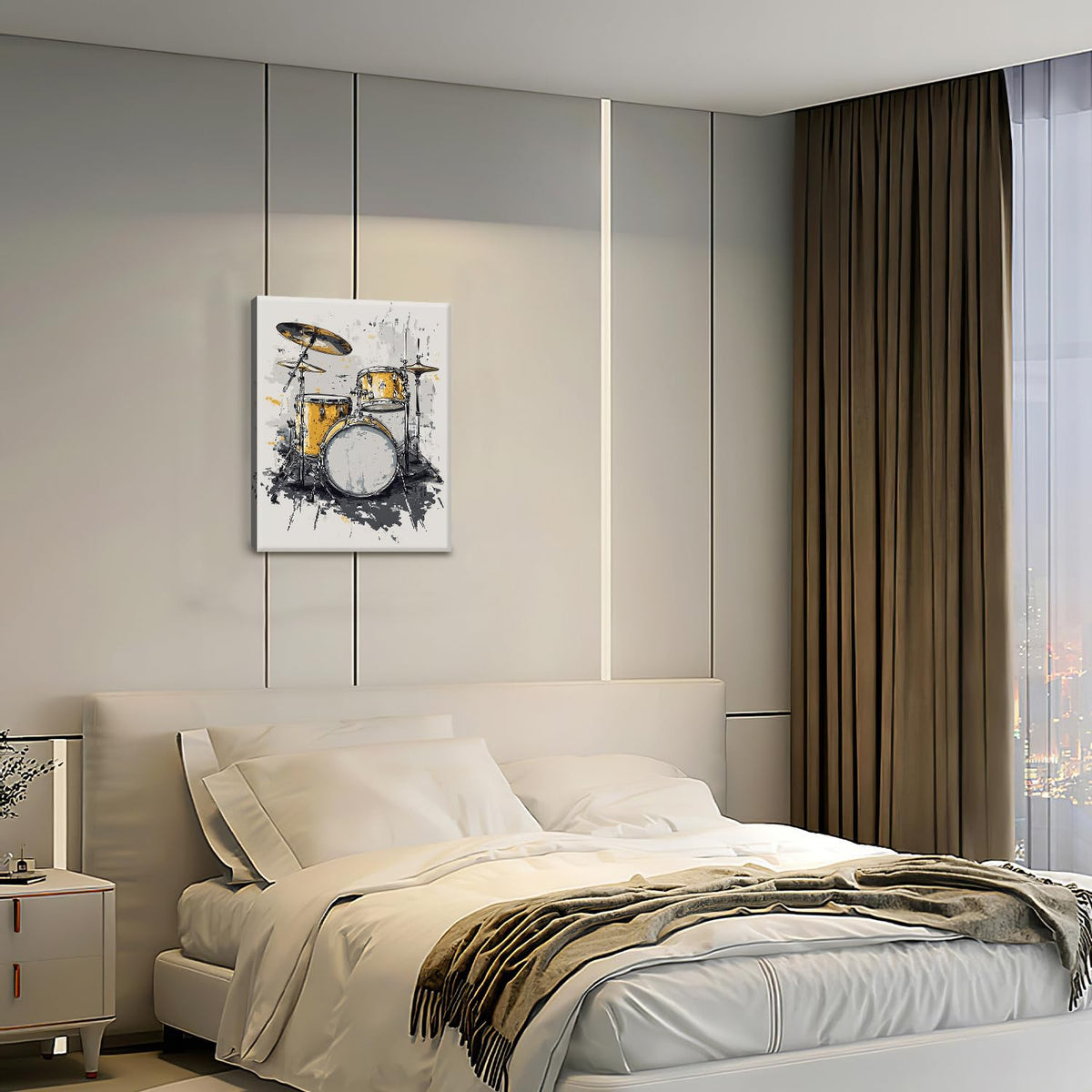 Music Wall Art (24"L x 20"W / Drum)