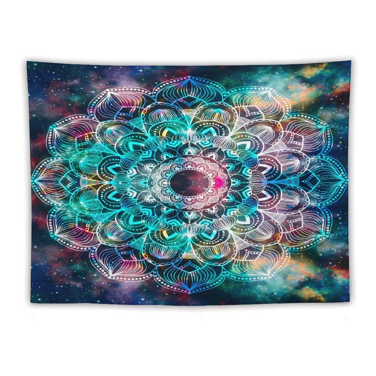 Mandala Tapestry Wall Hanging Colorful Bohemian Boho Galaxy Tapestries Home Decor for Living Room Bedroom Apartment Farmhouse Dorm 60"x80" (60"L x 80"W / Mandala-16)