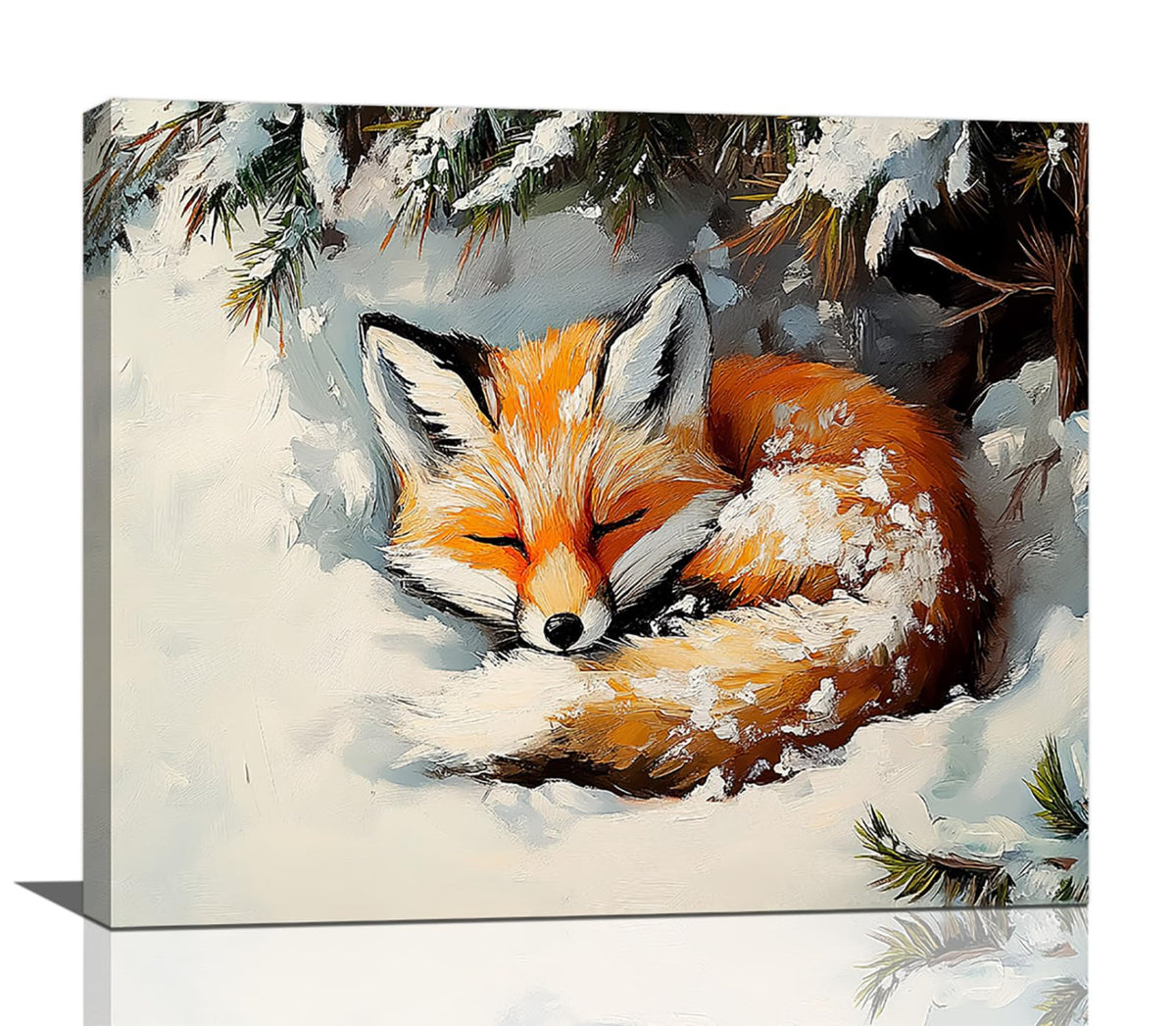 Fox Wall Art Fox Pictures Wall Decor (Fox3 / 20L" x 24W")