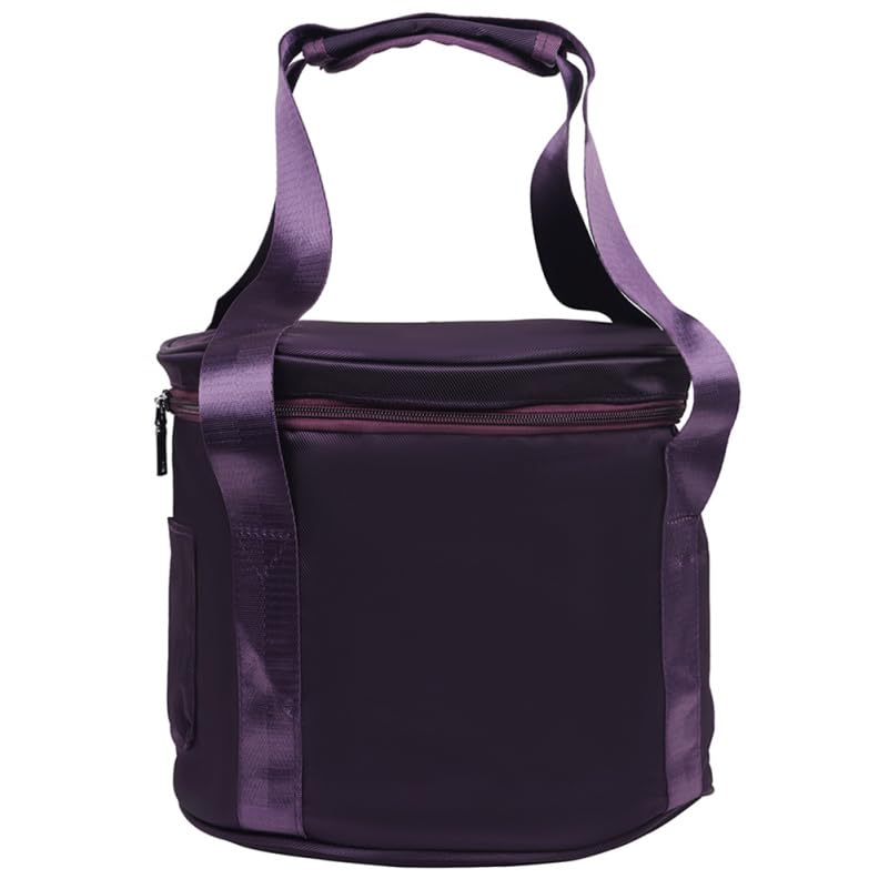 Singing Bowl Carrying Case Crystal Singing Bowl Carrying Case Bag 10inch Sound Healing Instrument Travel Carry Case Bag For Sound Healing and Meditation Purple (28.5x28.5x25m / Purple)