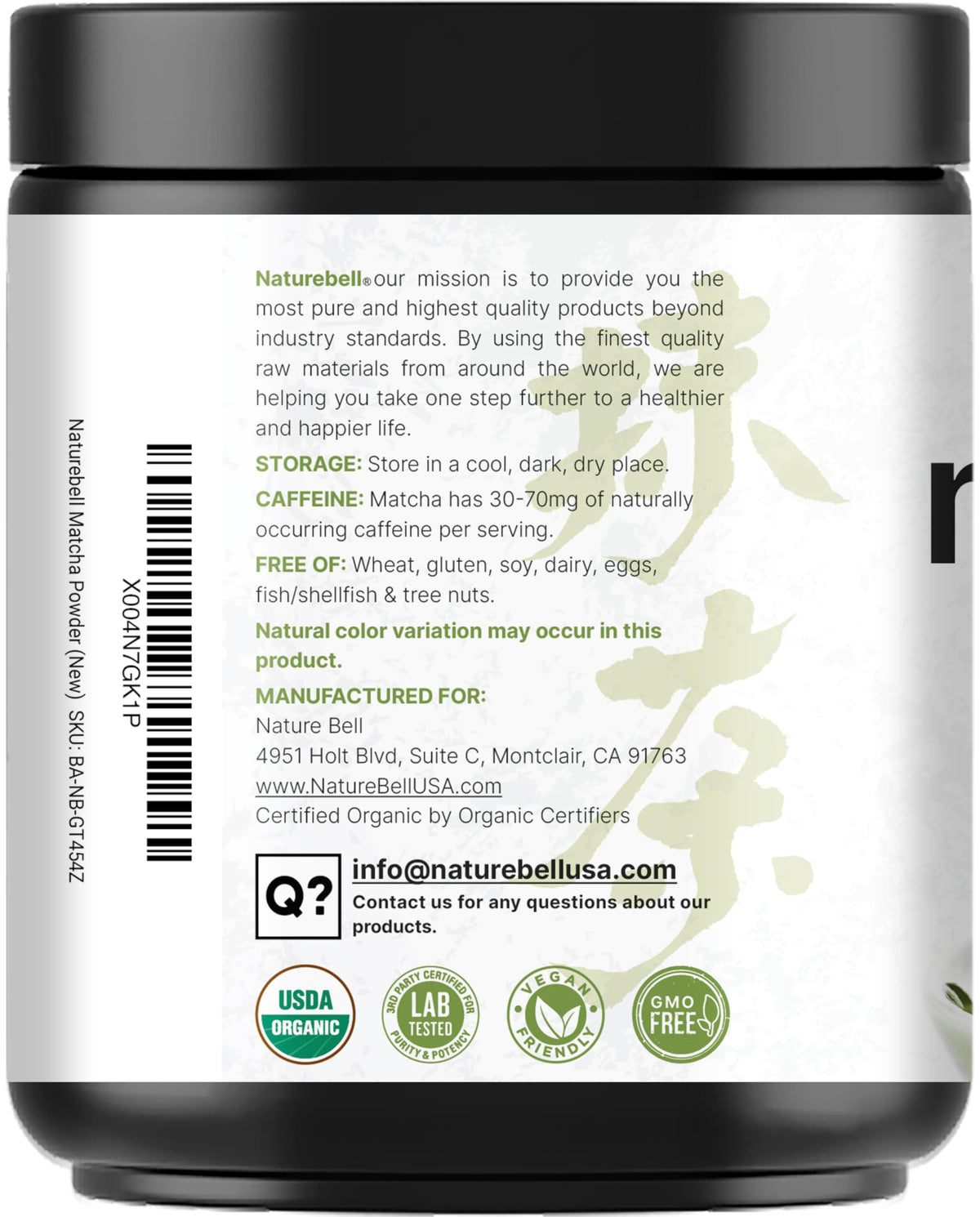 Organic Matcha Green Tea Powder (16 Ounce (Pack of 1))