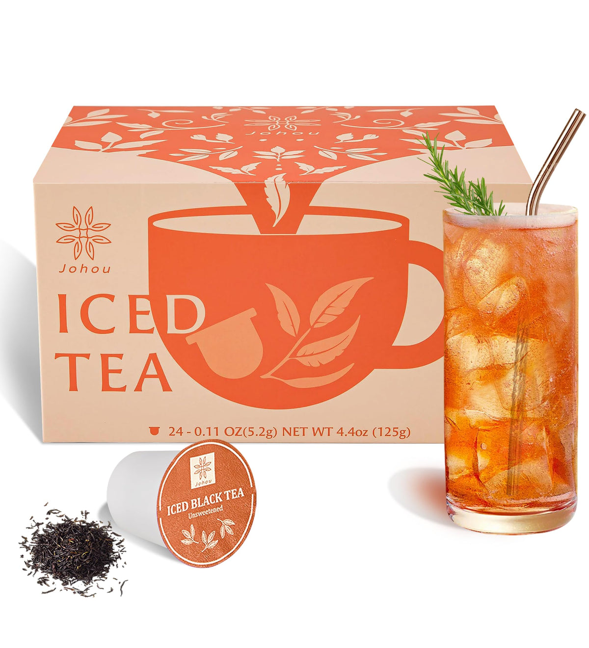 Unsweetened Iced Black Tea Pods for K