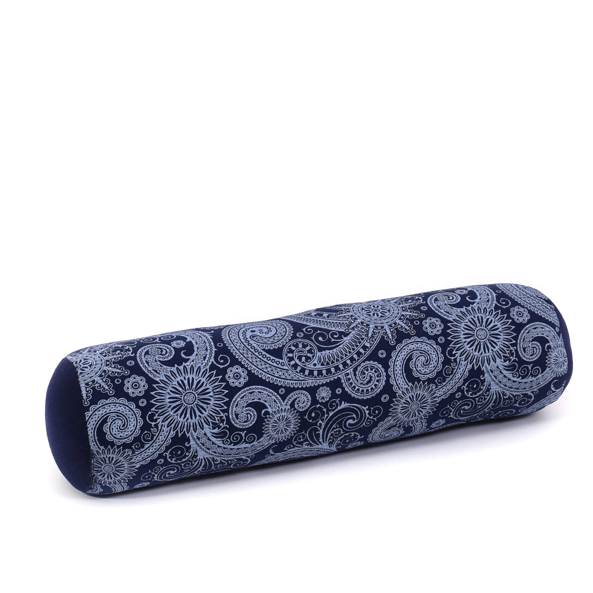 Yoga Bolster 20 x 6 x 6 inches Kapok Roll for Meditation & Massage (Cbt1 - Blue)