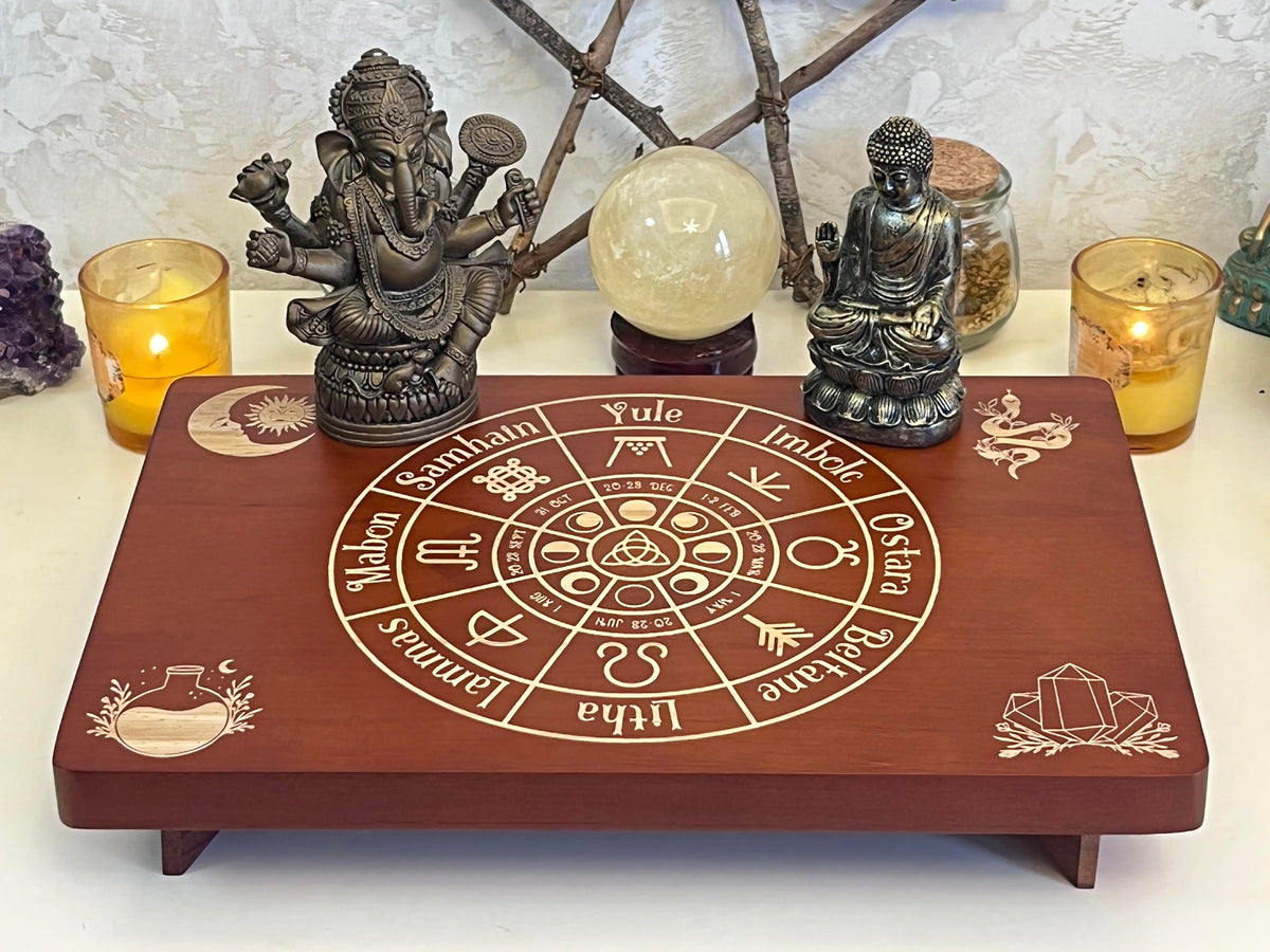 Altar Table Meditation Table (Wheel of the Year)