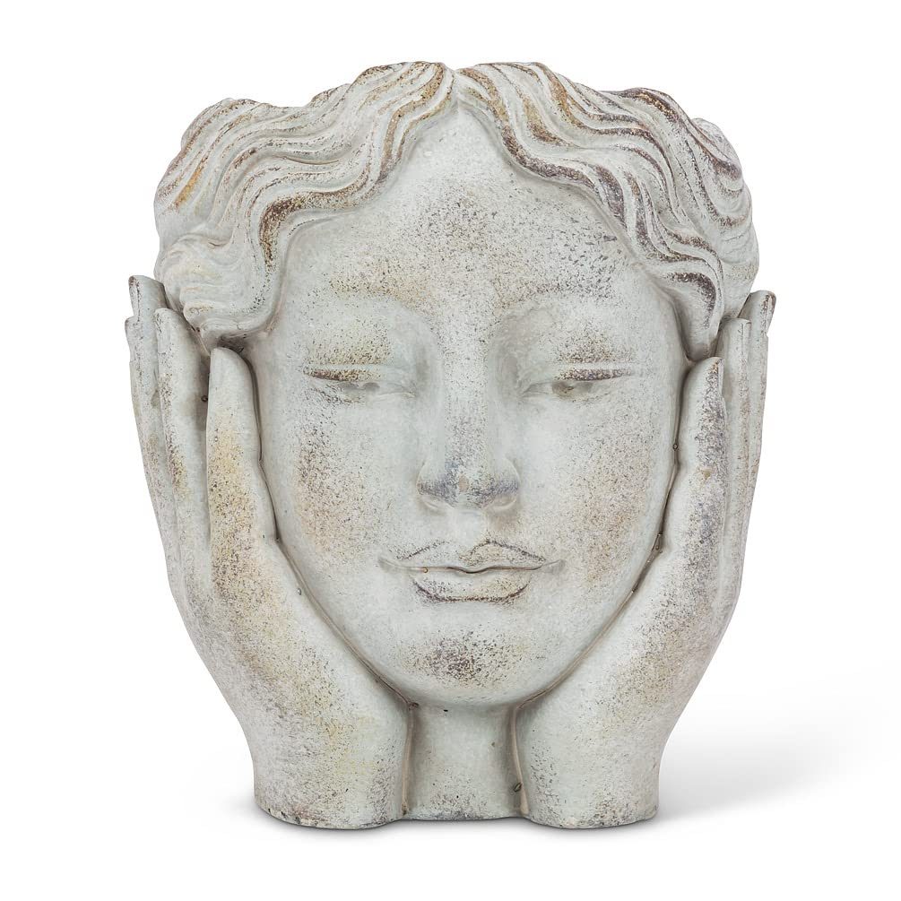 Medium Head in Hands Planter (Medium (8 Inch))