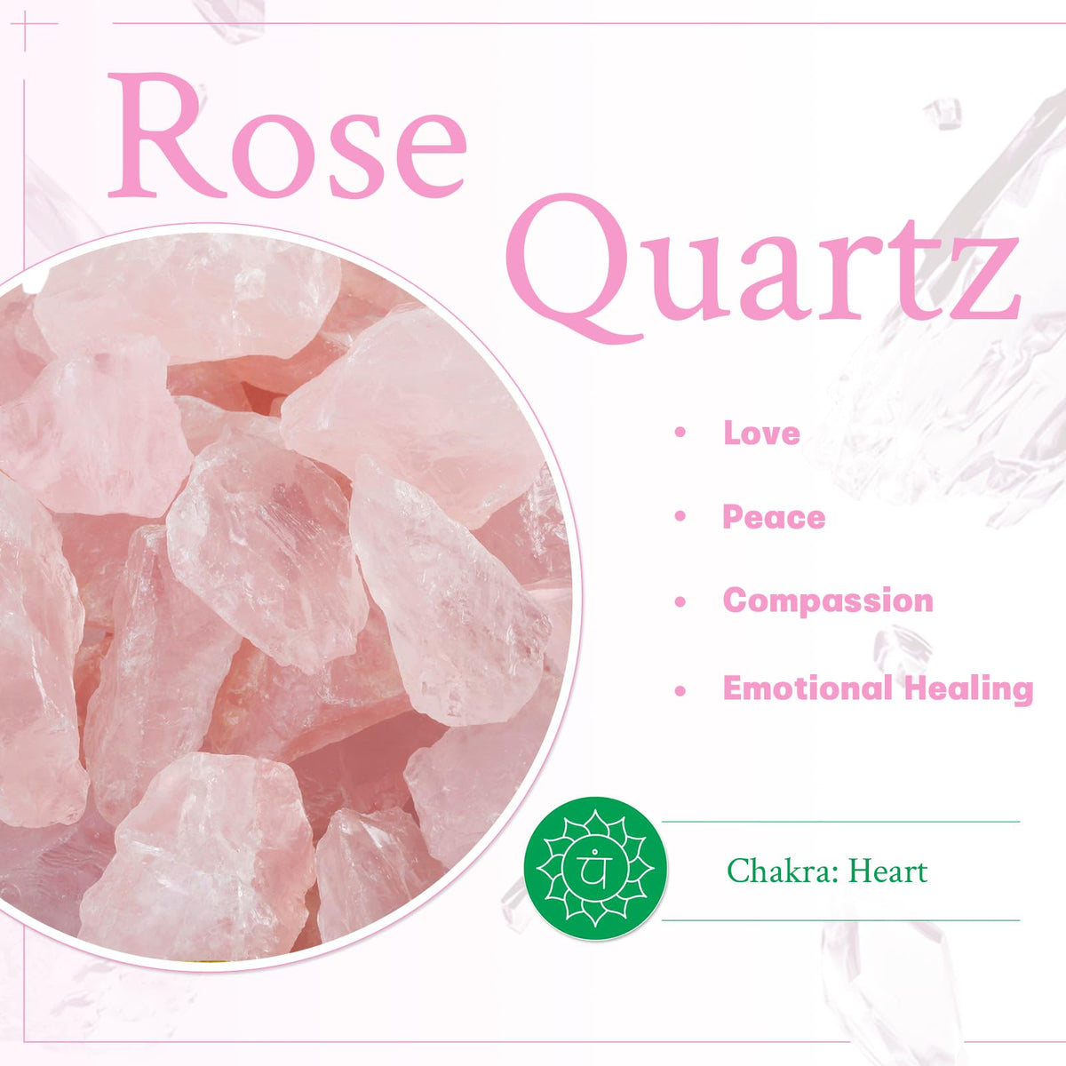 1.5 in Rose Quartz Happy Buddha Statue Crystal Figurine (Pink)
