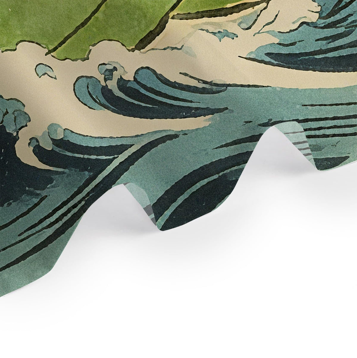 Funny Frog Shower Curtain for Bathroom (Green / 60"W x 72"L (Pack of 1))