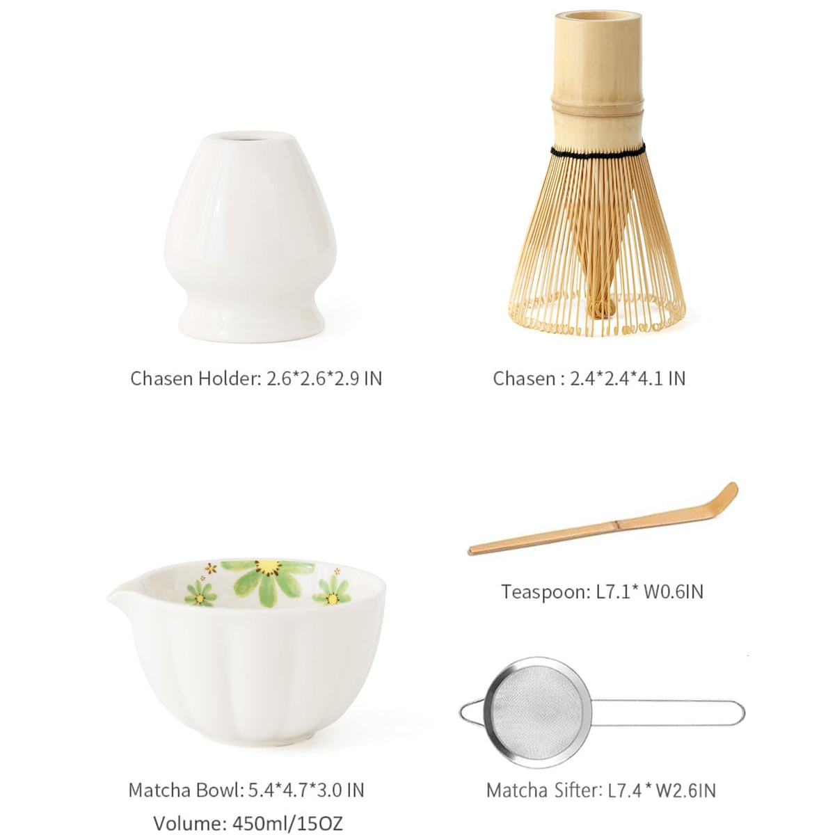 Premium Matcha Set (Daisy)
