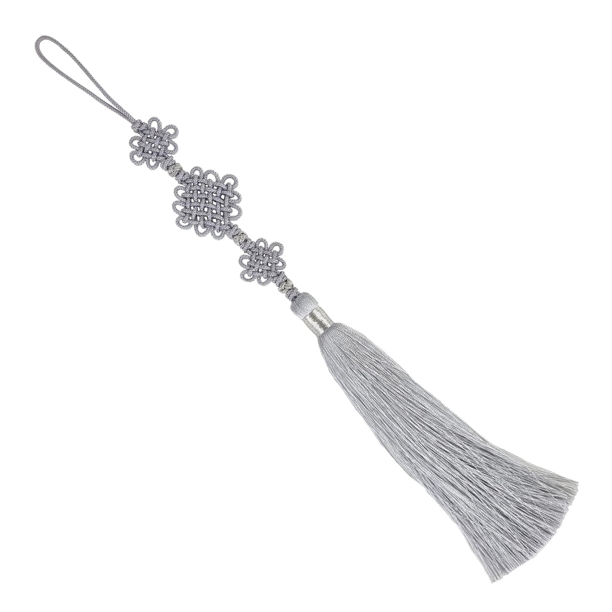 Three Knot Korean Norigae (Dove Gray)
